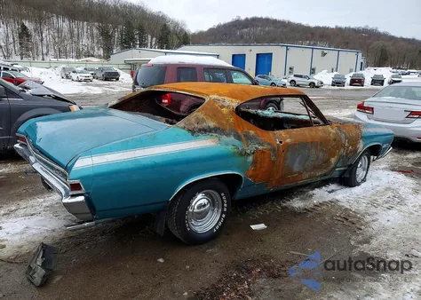 1968 Chevrolet Chevelle z USA, uszkodzony, nr VIN 136378K184147